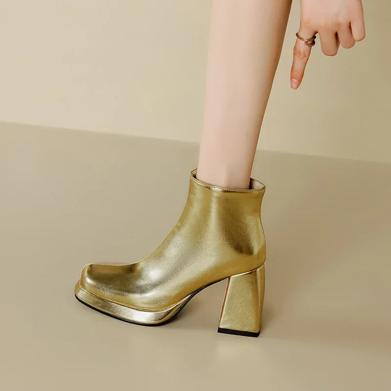 Shiny Silver Gold Winter Autum - مراجعة Winter Clothing Women'S وسعره