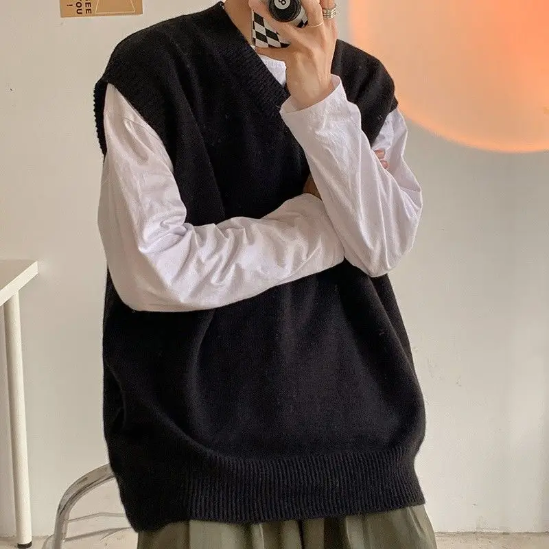 Plain Sleeveless Knitted Sweat - مراجعة Winter Clothes Shop وسعره