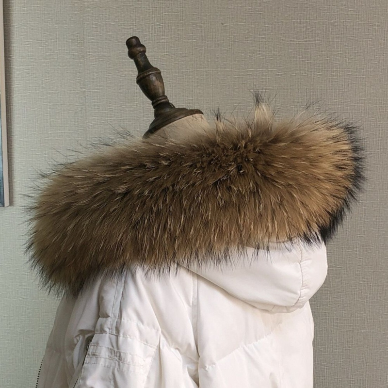 Real Fur Collar for Coat Parka - مراجعة Winter Clothing Hoodie وسعره
