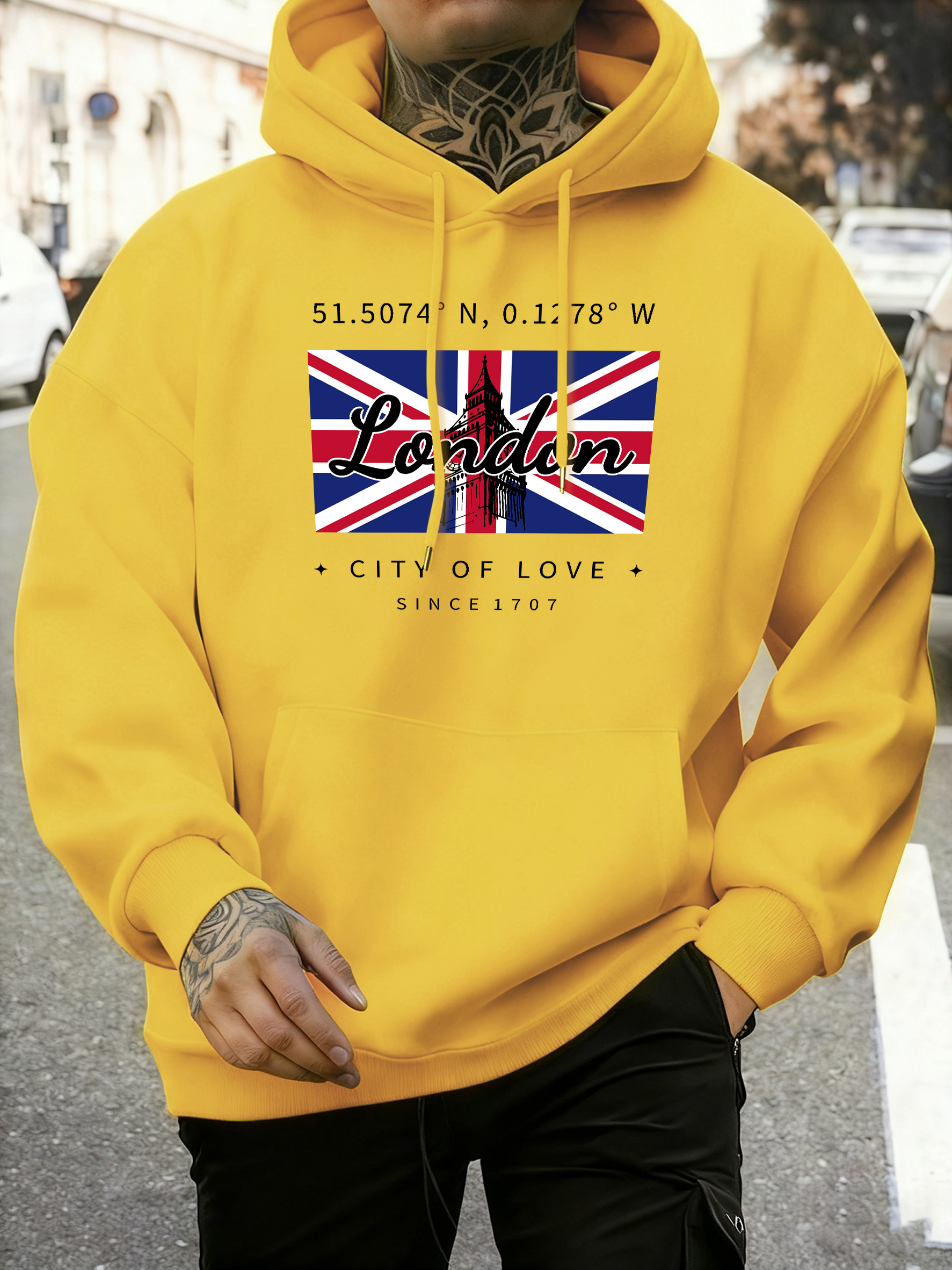 London City Of Love Flag Print - مراجعة Winter Clothing London وسعره