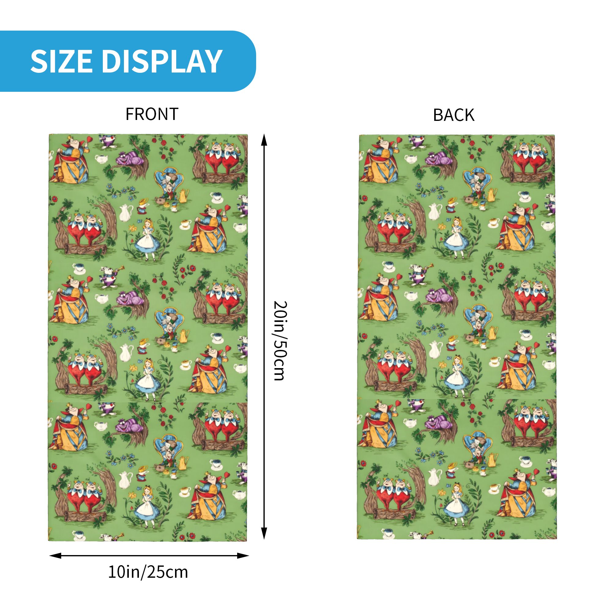 Custom A-Alice in W-Wonderland - مراجعة Neck Gaiter Fleece وسعره