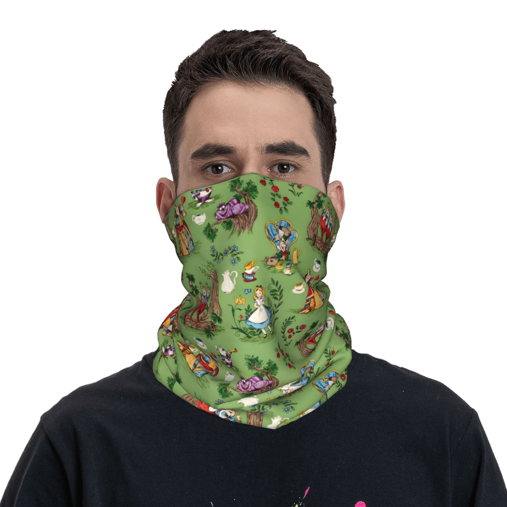 Custom A-Alice in W-Wonderland - مراجعة Neck Gaiter Fleece وسعره
