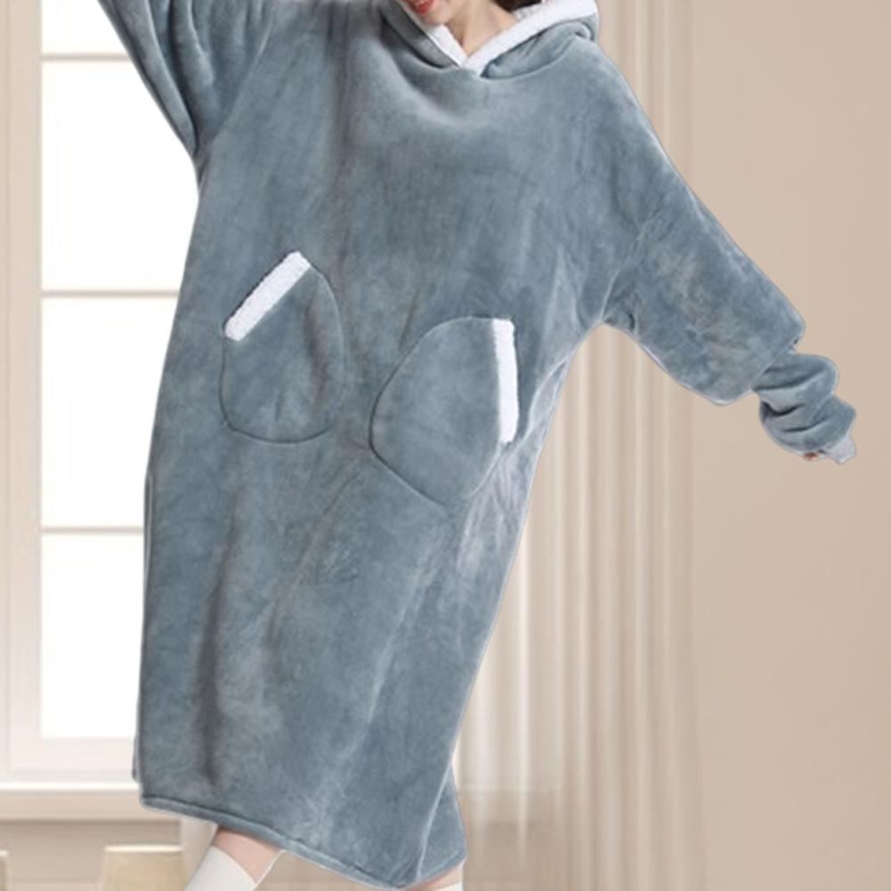 Oversized Wearable Blanket Ove - مراجعة Winter Clothing Hoodie وسعره