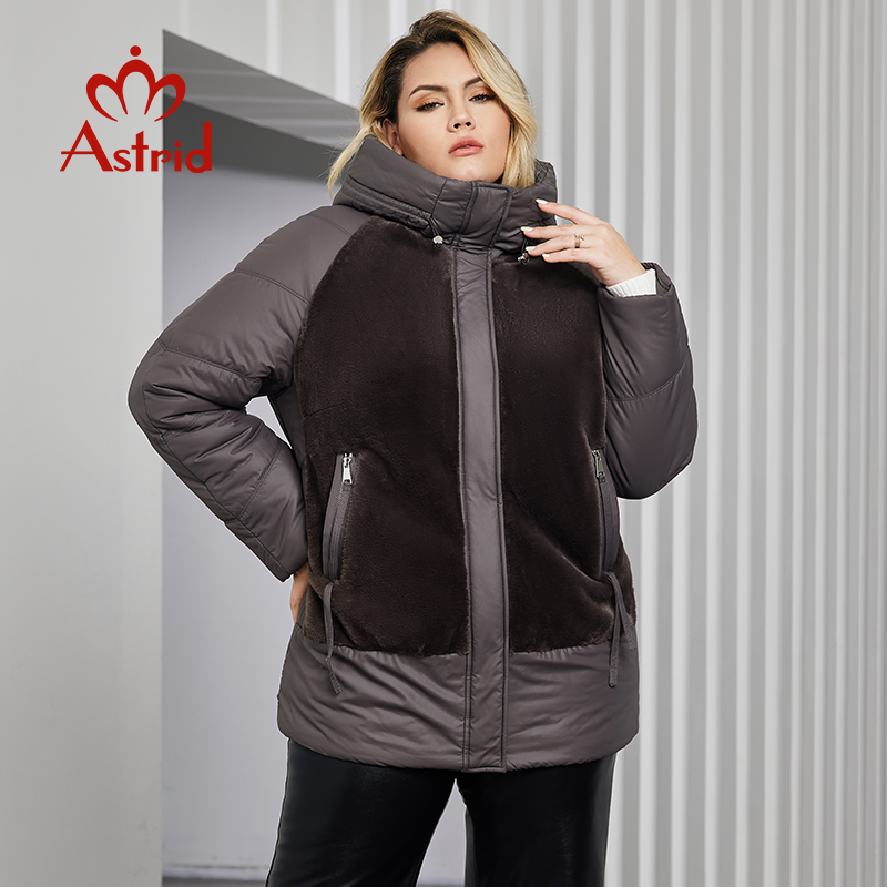 Astrid Plus Size Winter Jacket - مراجعة Winter Clothing Hoodie وسعره