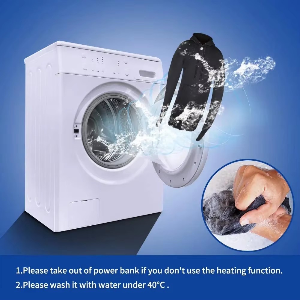 Women USB Heating Hoodies men  - مراجعة Jacket Winter Clothing وسعره