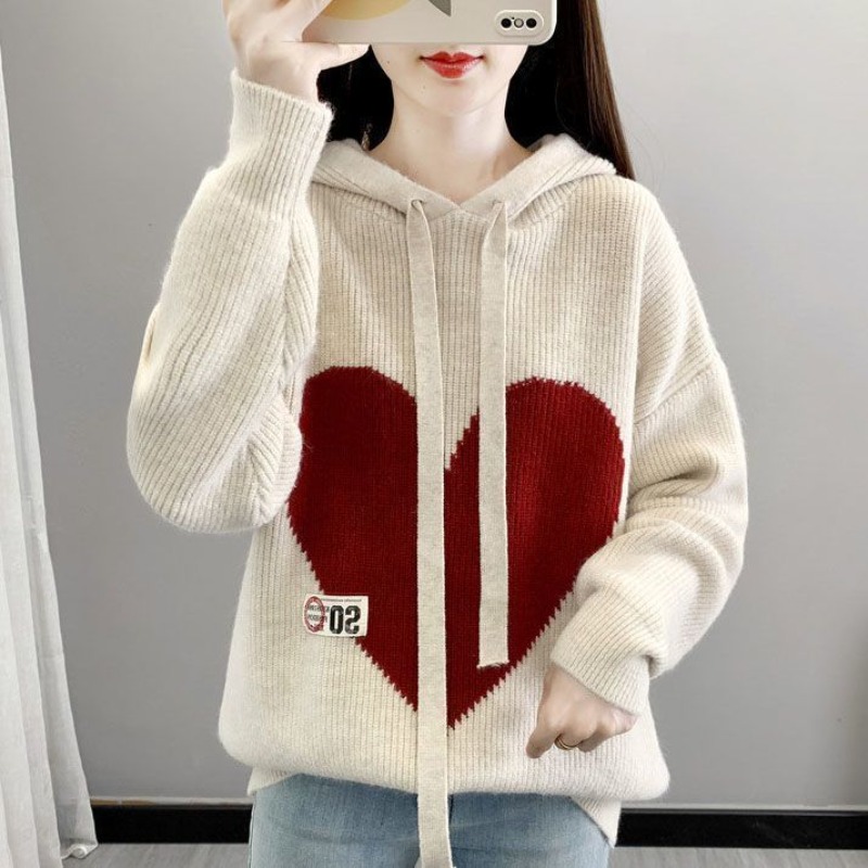 Beige Women's Hoodies Sweatshi - مراجعة Winter Clothing Drawing وسعره