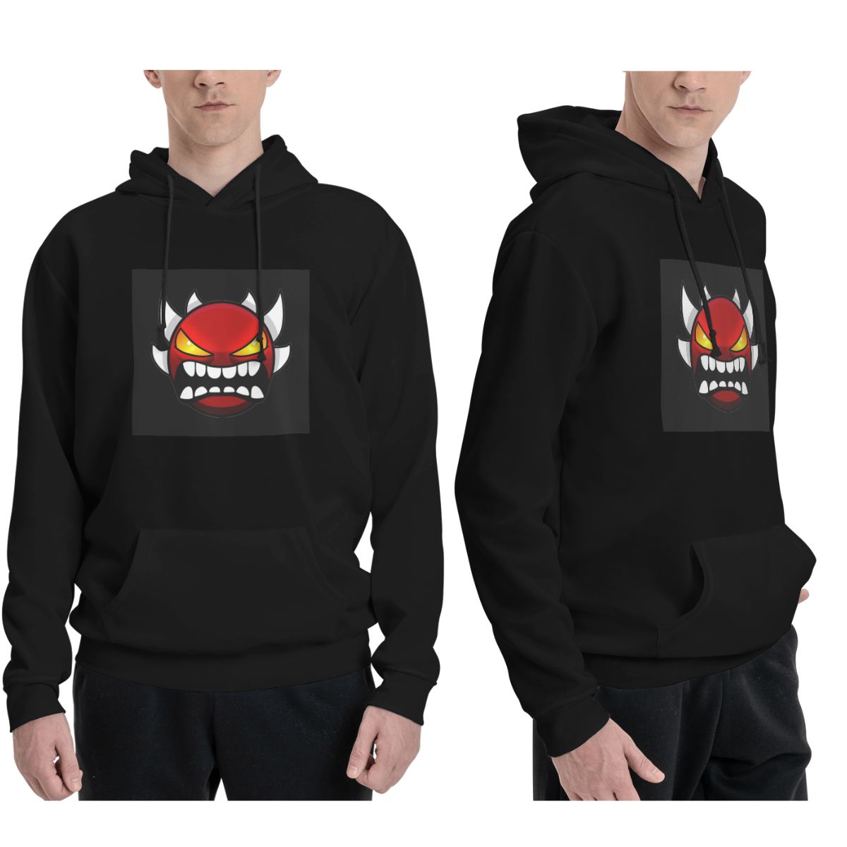 Video Game Geometry Dash Hoodi - مراجعة Winter Clothing Video وسعره