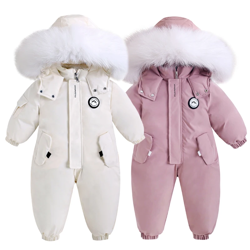 Winter Baby Ski Suit Plus Velv - مراجعة Winter Clothing Baby Boy وسعره