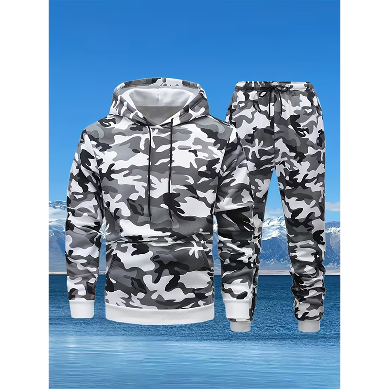 Autumn Camouflage 3D Print Hoo - مراجعة Winter Clothing Hoodie وسعره