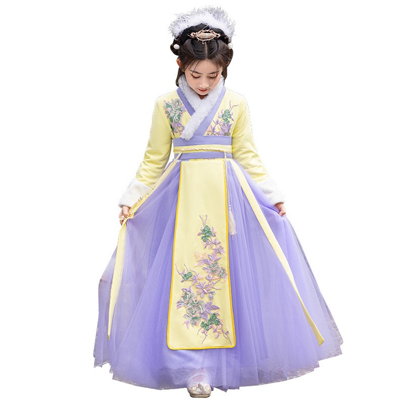 Girls Fairy Hanfu With Cloak C - مراجعة Winter Clothing Kids وسعره