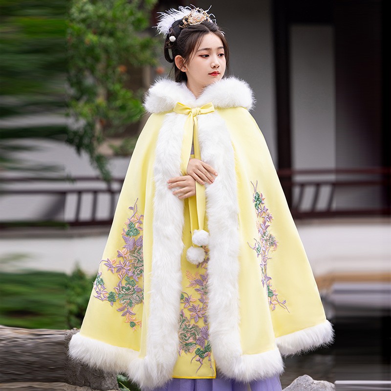 Girls Fairy Hanfu With Cloak C - مراجعة Winter Clothing Kids وسعره