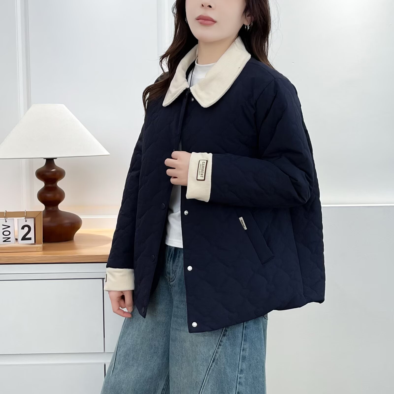 XXXXL Fashion Plus Size Woman  - مراجعة Jacket Winter Clothing وسعره