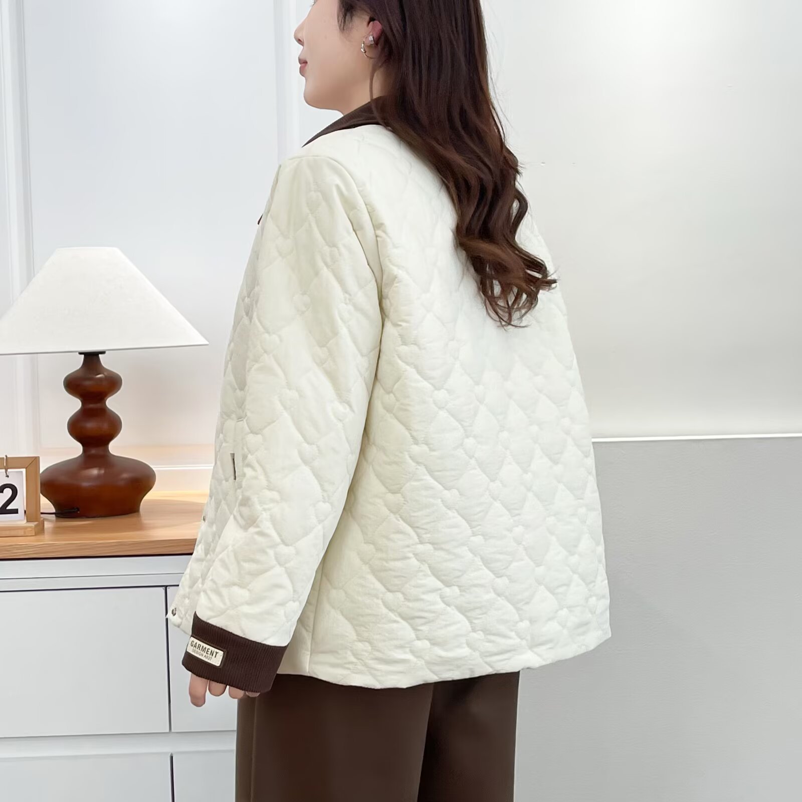 XXXXL Fashion Plus Size Woman  - مراجعة Jacket Winter Clothing وسعره