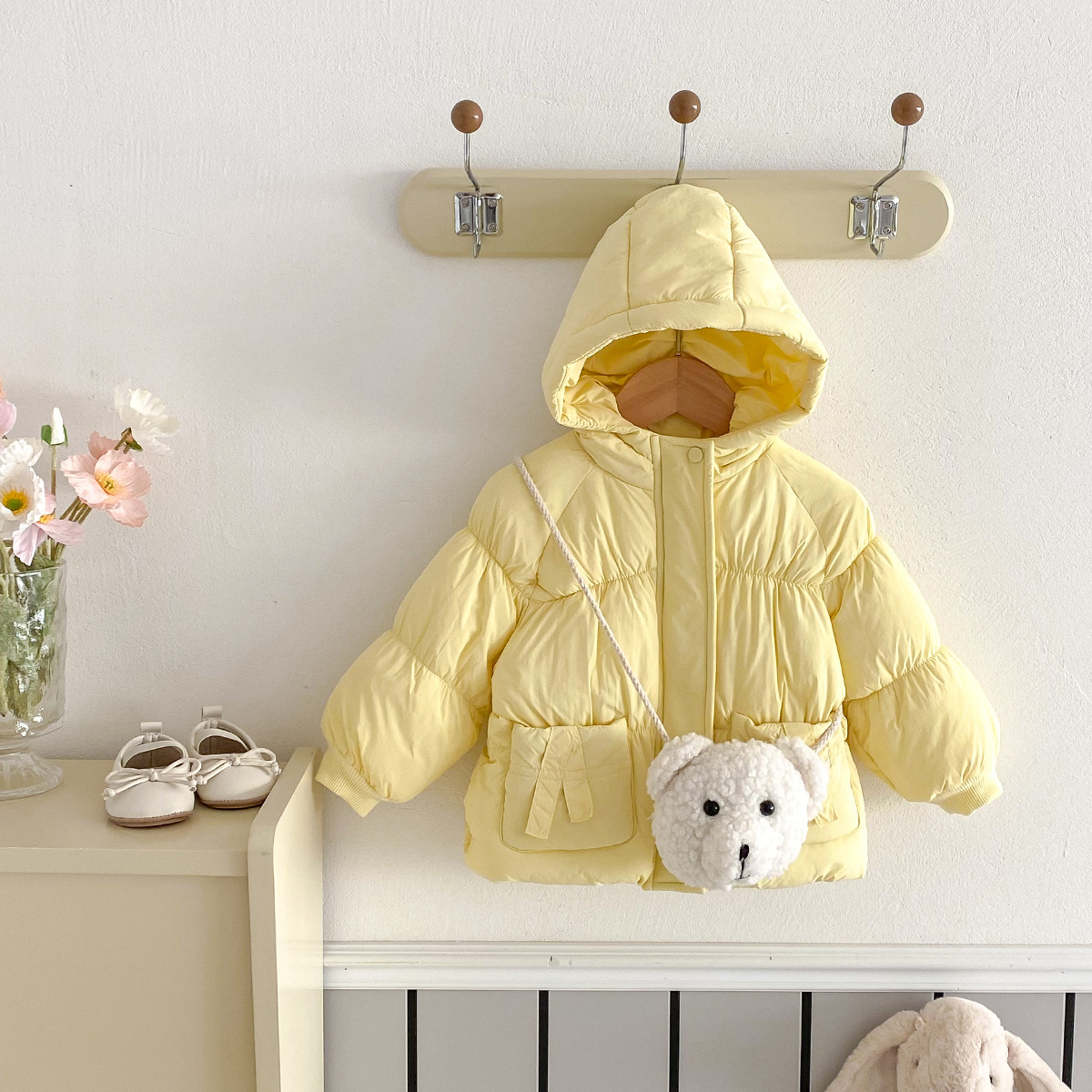 Baby Cotton Clothing Yellow Ca - مراجعة Yellow Winter Clothing وسعره