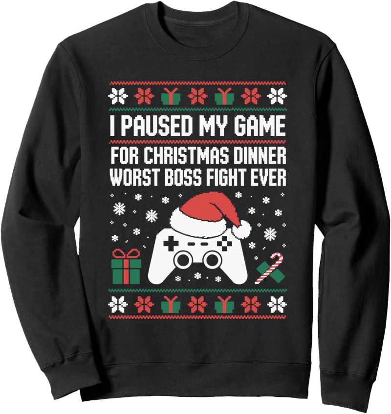 Funny Gamer Ugly Christmas Swe - مراجعة Winter Clothing Video وسعره