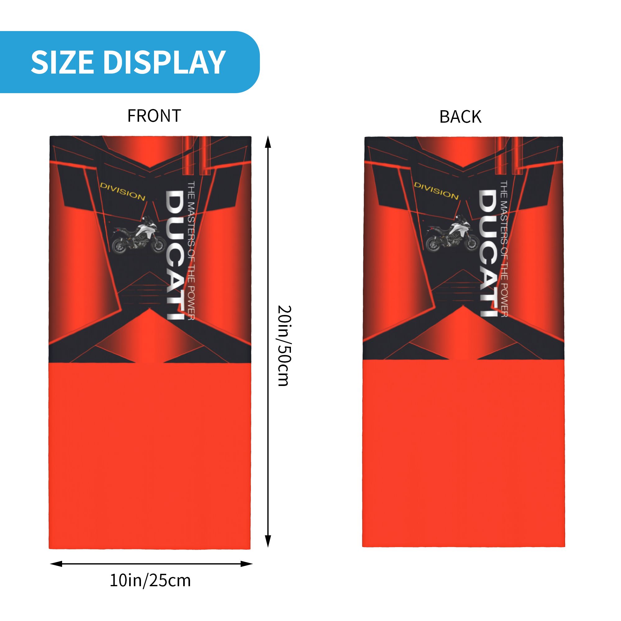 Custom Racing Sprot Ducatis  B - مراجعة Neck Gaiter Fleece وسعره