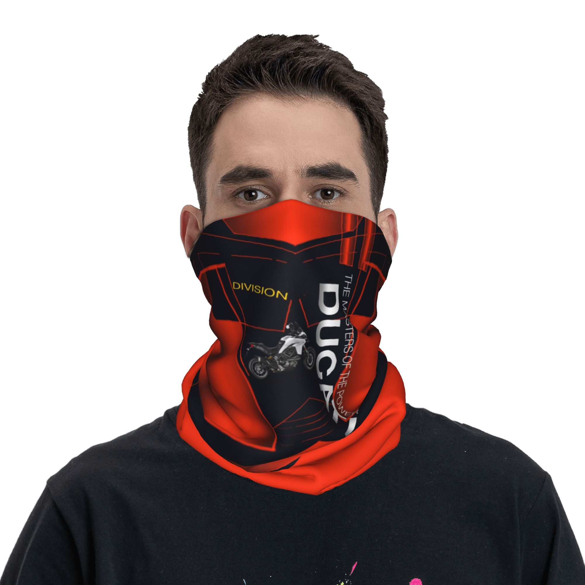 Custom Racing Sprot Ducatis  B - مراجعة Neck Gaiter Fleece وسعره