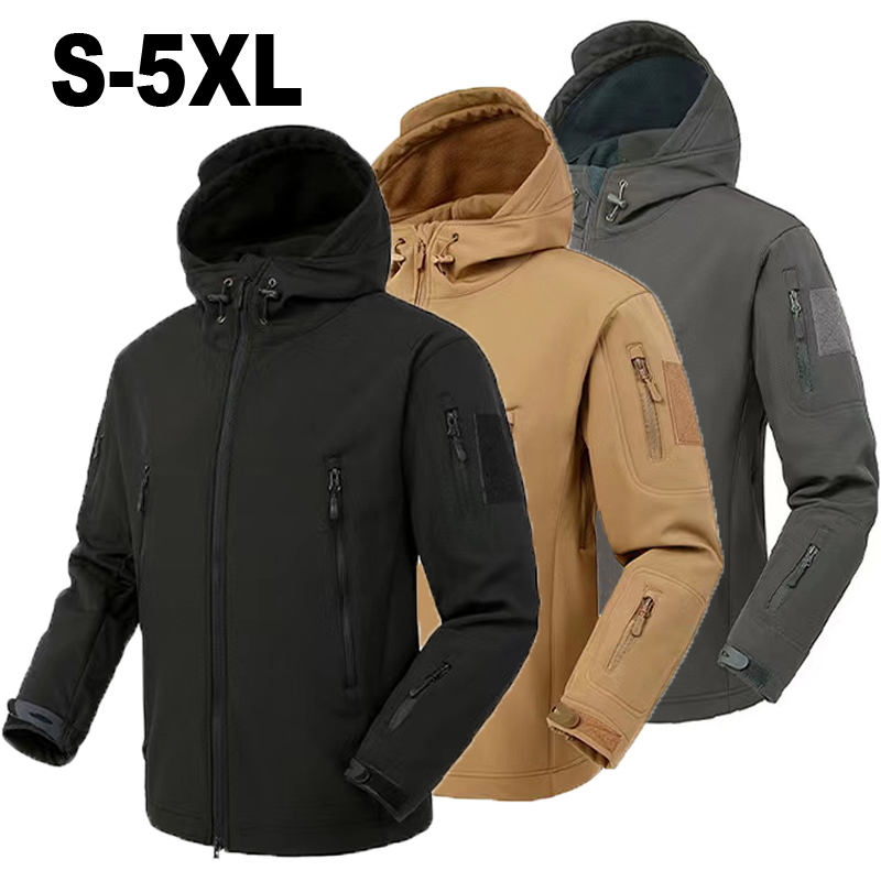 Men's Autumn Winter SoftShell  - مراجعة Windproof Jacket Softshell وسعره