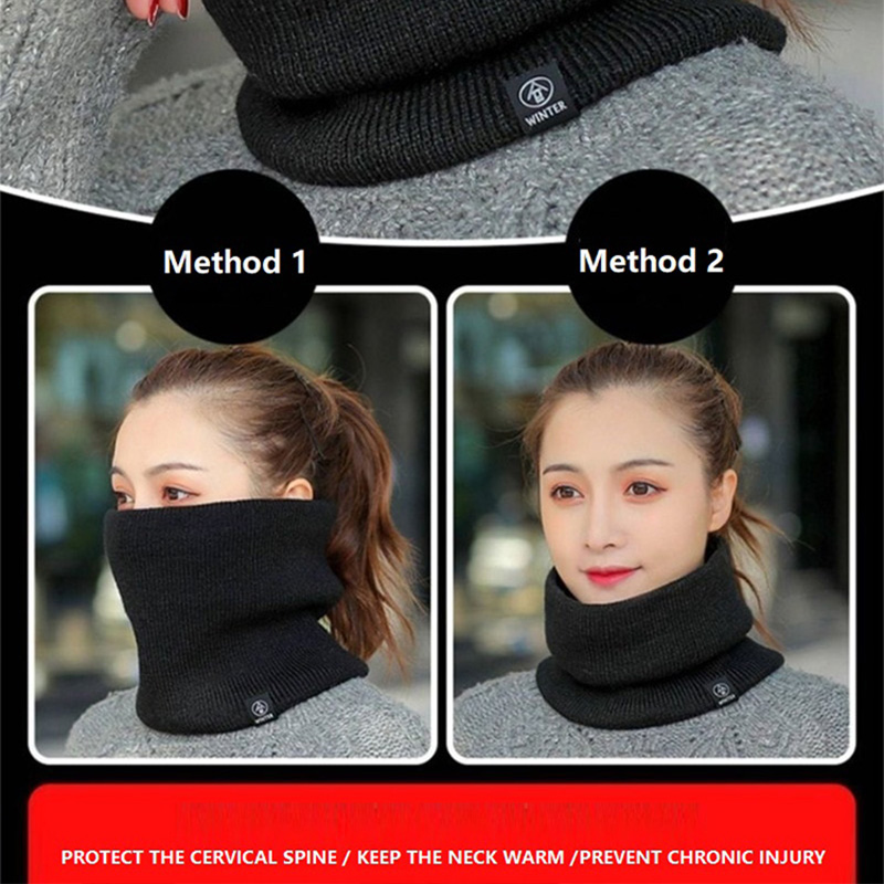 Unisex Fleece Lined Thickened  - مراجعة Neck Gaiter Fleece وسعره