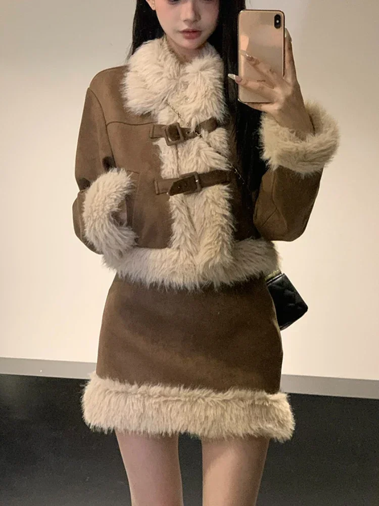 Autumn Retro Faux Fur 2 Piece  - مراجعة Winter Clothing Kit وسعره