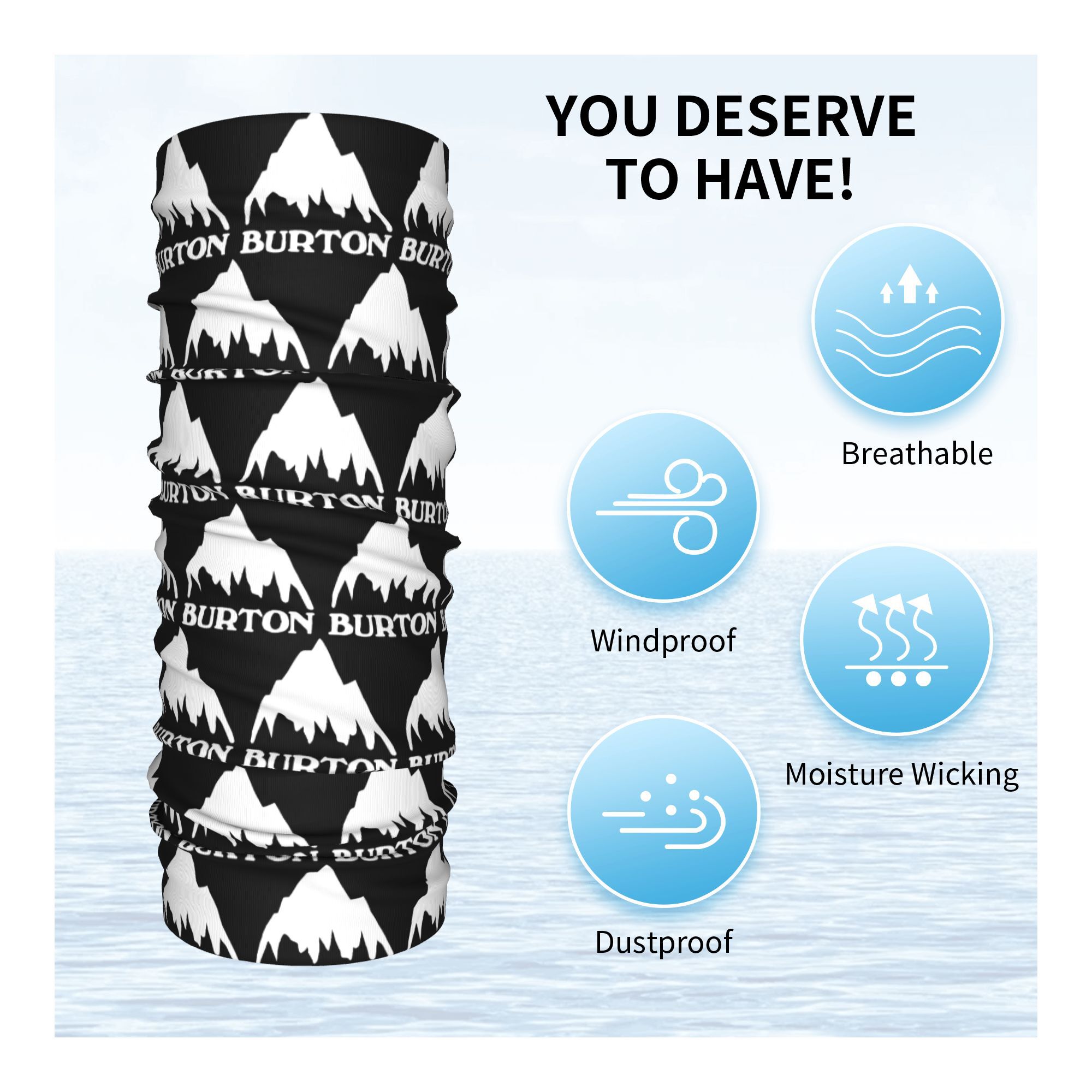 Custom B-Burtons Neck Gaiter M - مراجعة Neck Gaiter Fleece وسعره