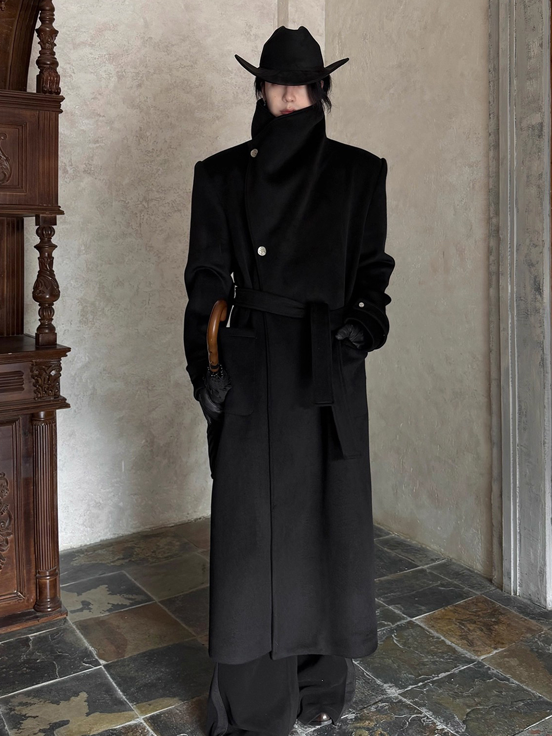 London Sle Long Woolen Coat Me - مراجعة Winter Clothing London وسعره