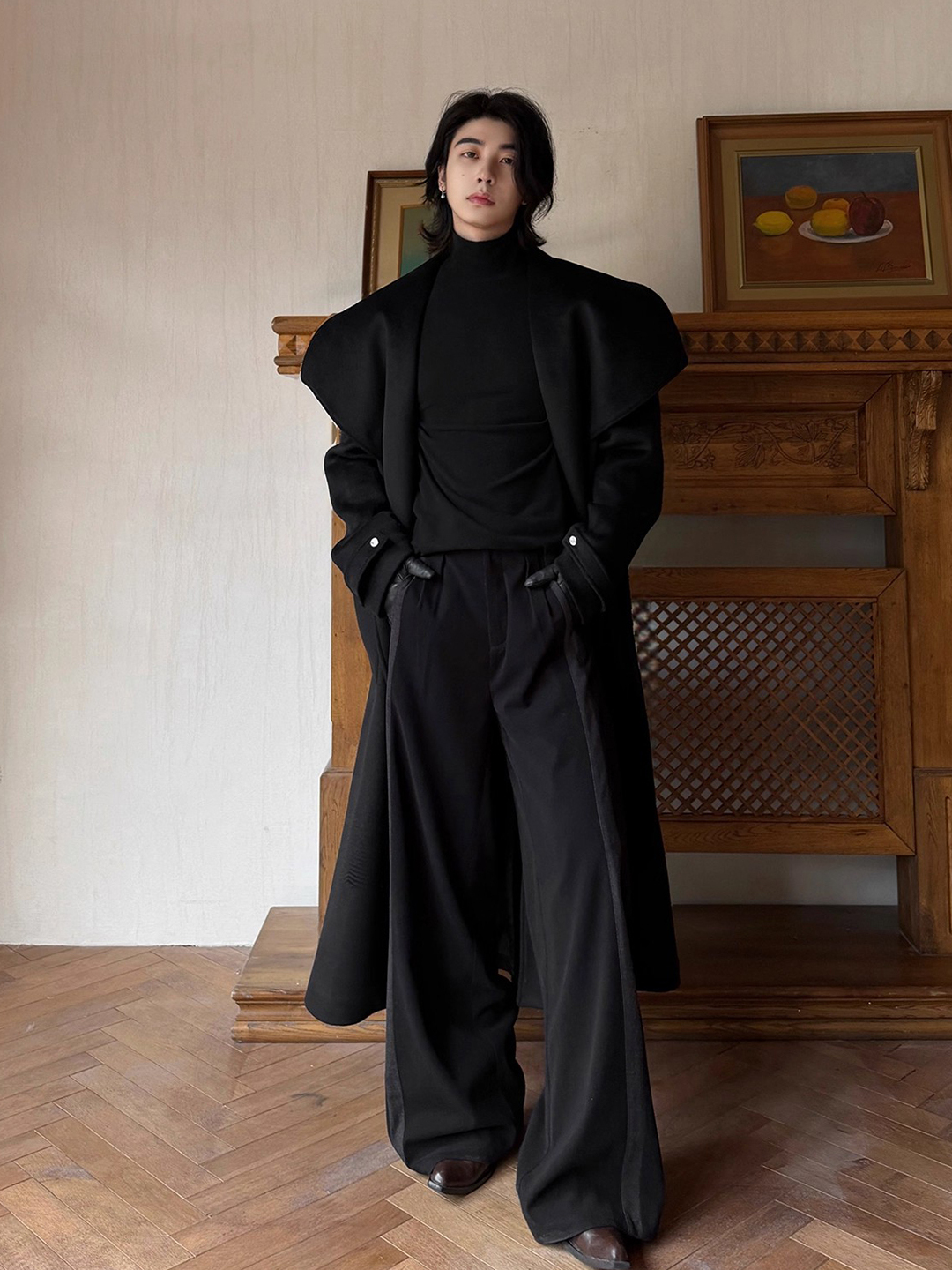 London Sle Long Woolen Coat Me - مراجعة Winter Clothing London وسعره